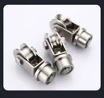 LYXDWRC Rueda Universal Con Ranura En V/U/H De Acero Inoxidable