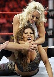 It was made to look like a choke but its more of a neck crank with some if it's a camel clutch, try to hook both legs. Beautiful Women Of Wrestling Wwe Diva News And Rumors Wwe Divas Wwe Girls Wwe Womens