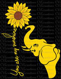 Free Free 260 Elephant Sunflower Svg Free SVG PNG EPS DXF File