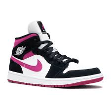 Air Jordan 1 Mid Black White Magenta Bq6472 005 The Good Will Out
