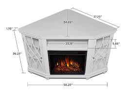 Shop a wide selection including corner electric fireplace tv stands. Real Flame Lynette White Corner Electric Fireplace 1750e W Real Flame
