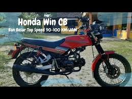 Honda win modifikasi trabashello gais welkombektu mai cenel awokwokwok.balik lagi gaes di canel ini.udah lama ga upload video.nah mumpung minggu iseng iseng. Honda Win Cb Ban Besar Top Speed 90 100 Km Jam Youtube