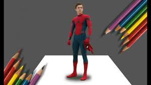 But, colouring is not necessarily an activity of childhood; Spider Man Homecoming Drawing Amazing Realistic Watercolour Painting Speed Drawing Time Lapse Youtube