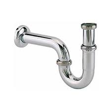 Siphon Lavabo Tube Laiton Chrome 33x42 Hauteur 150 A 200mm Valsi17020000000