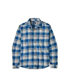 Patagonia Men's Long-Sleeved Lightweight Fjord Flannel Shirt Captain: Endless Blue / 3XL