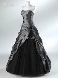 Black And Silver Ball Gown Ball Gown Silver Wedding Dress Gowns Black Ball Gown