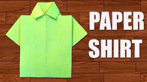 Maybe you would like to learn more about one of these? How To Make Paper Shirt Diy Origami Paper Crafts Youtube