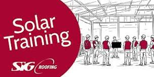 SIG Roofing Solar Training