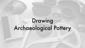 Drawing Archaeological Pottery Rim Of Bowl 1