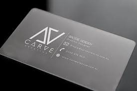 Download Creative Business Card Plastic Business Cards Design Transparent Business Cards Business Card Design