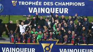 tʁɔ.fe de ʃɑ̃.pjɔ̃, champions' trophy), is a french association football trophy contested in an annual match between the champions of ligue 1 and the winners of the coupe de france.it is equivalent to the super cups found in many countries. Dmk3thtqthlzm
