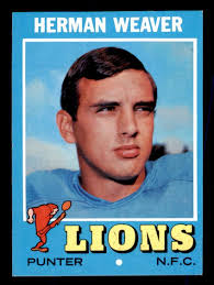 1971 Topps Football #183 Herman Weaver NM/MT