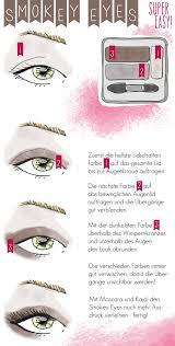 Durch den kontrast zur weissen iris entsteht der dramatischen look. Smokey Eyes Schminken Einfache Anleitung Smokey Eyes Schminken Smokey Eyes Augen Make Up Anleitung
