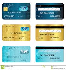 Credit card front and back. Visa Credit Card Front And Back