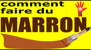 Comment Faire Du Marron En Peinture Youtube