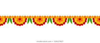 Flower Toran Images Stock Photos Vectors Shutterstock Flower Illustration Garland Decor Diwali Holiday