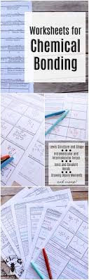 Chemical Bonding Chemistry Homework Page Unit Bundle Teaching Chemistry Chemistry Classroom Chemistry Worksheets