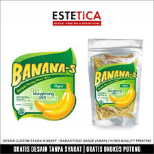 Mengapa membuat label makanan itu penting? Cetak Sticker Kemasan Cetak Sticker Keripik Pisang Cetak Label Keripik Grosir Sticker Toples Shopee Indonesia