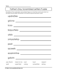 Anagram and word jumble games seem like obvious enough places where a word unscrambler can come in handy. Unscramble The Letters Puzzle Father S Day Words Jumbled Words Fathers Day
