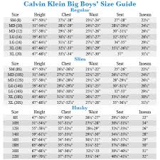 21 Skillful Calvin Klein Kids Underwear Size Chart