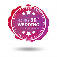 After 25 years of love and marriage, silver is the traditional 25th wedding anniversary gift to celebrate the milestone. Free Vector Watercolor 25 Wedding Anniversary Floral Frame Designs