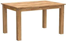 Amazon Brand Alkove Hayes Classic Fixed Solid Wood Dining Table Seats 4 6 130 X 90 X 75cm Wild Oak Solid Wood Dining Table Wood Dining Table Dining Table