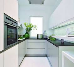 It has many drawers and cupboards to store your kitchen utensils. Modern Small Galley Kitchen Ecsac
