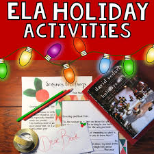 Ela Winter Holiday Activities For Secondary English Students Building Book Love Holiday Activities Winter Holidays Activity Holiday Lessons