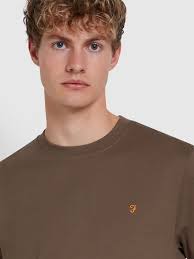 Buy Farah Brown Danny Short Sleeve T-Shirt from Next USA