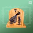 wooden pen stand