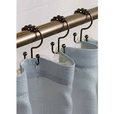 Buy now and get free shipping from vtb. Better Homes Gardens Rollerball Shower Curtain Hooks 12 Piece Walmart Com Shower Curtain Hooks Double Shower Curtain Curtain Hooks