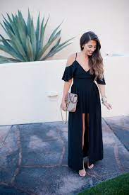Looking for a good deal on wedding dress in black? Wedding Guest Maxi Dress Up Buttercup Dede Raad Houston Blogger