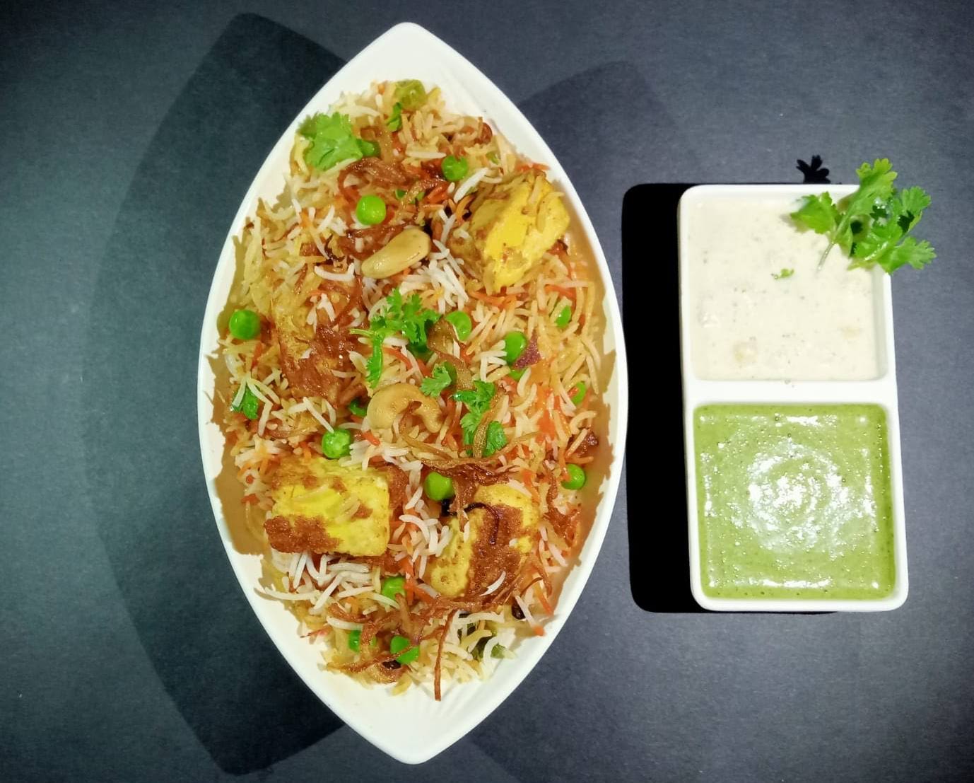 Veg Biryani - Paneer Special Full plate