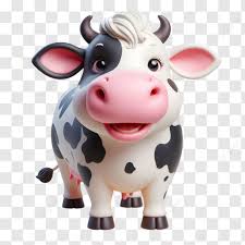 Vaca De Desenho Animado Sorrindo Em Pé Com Um úbere Rosa Visível PNG , Vaca  De Desenho Animado Sorrindo, Em Pé Com úbere Rosa Visível, Vaca PNG Imagem  para download gratuito