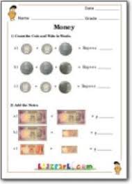 Kindergarten money worksheets focus on understanding the values of the different coins. Money Addition For Class 1 Money Activity Worksheet For Class 1 Class 1 Math Worksheets For Class 1 Money Activities Money Worksheets