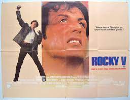 It was being auctioned to raise funds for the international institute for sport and olympic history. Rocky V P I A K A Rocky 5 I P Original Movie Poster