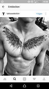 Epingle Par Gabriel Molina Sur Tattoo Tatouage Buste Tatouage Ailes Tatouage Torse Homme