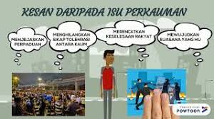 Kajian menunjukkan rakyat malaysia berbangsa india adalah yang paling terjejas dengan isu ini, dengan kurang separuh (46%) berkata mereka satu pertiga (35%) dari rakyat malaysia pernah mengenali seseorang yang pernah mengalami isu perkauman apabila ingin menyewa, dan angka ini. Isu Perkauman Di Malaysia Pe A Youtube