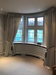 This type of curtain is popular in classic and. Bay Window Curtains Ready Made Curtains For Bay Windows