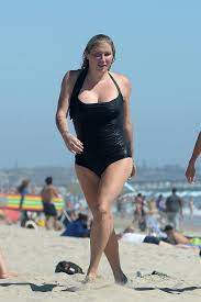 Kesha Sebert spotted in a black swimsuit as she hits the beach with friends  in Los