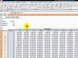 Excel 2013 Tutorial Using Data Tables Microsoft Training Lesson 23 1 Youtube Aprender Excel Formulas Excel Graficos Excel
