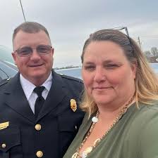 Tonight at the annual Light up the Night event, Deputy Jackie Pollard along  with several other community partners was honored with a purple ribbon  award from the Madison County Victim Witness Assistance