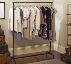 Learn how to make a diy garment rack that is not only functional, but aesthetically pleasing too. Blacksmith Iron Clothing Rack Pottery Barn