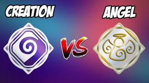 Its color palette consists of shining bright white, a deep purple. Creation Vs Angel Comparision Roblox Elemental Battlegrounds Youtube