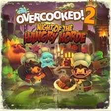 I've been introduced this game on stream by a younger cousin and since then i'm hooked! Overcooked 2 Night Of The Hangry Horde 2019 Box Cover Art Mobygames