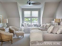 Lakeside Home In Quiet Colors Bedroom Seating Area Bedroom Seating Home Bedroom