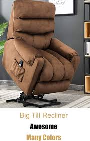 Big Tilt Reclining Heavy Duty Chairs Tilt Chairs Elderly In 2020 Handmade Wood Furniture Man Chair Recliner
