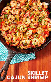 Cajun Shrimp Skillet Is The Easiest Last Minute Family Dinner Recipe Cajun Shrimp Recipes Easy Chicken Dinner Recipes Seafood Recipes