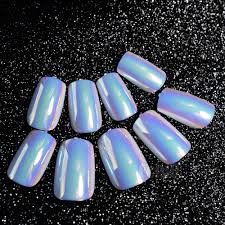 Great for those looking to add length and strength to their nails, acrylics can also create a larger, more evenly shaped canvas for. Symphony Long Press On Nails Light Blue White Square Fake Acrylic Nail Tips For Makeup Accessories With Glue Sticker Z484 Press On Nails Press Onacrylic Nail Tips Aliexpress