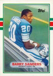 Mch91lkh ( 3818 ) default maximum number of cards displayed. Barry Sanders Rookie Cards The Ultimate Collector S Guide Old Sports Cards